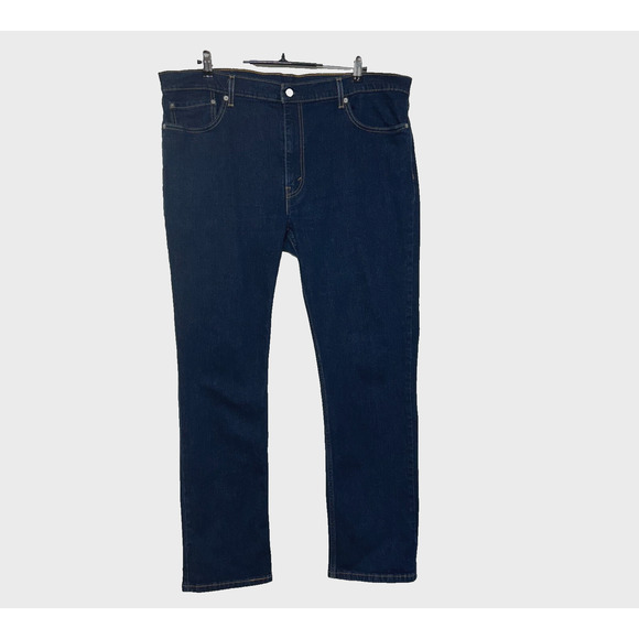 Levis 511 Jeans Mens 42X32 Blue Measures 41X31 Straight Leg Dark Wash - Picture 1 of 9